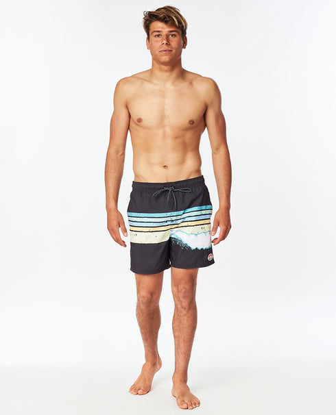 Rip Curl - framed volley - washed black